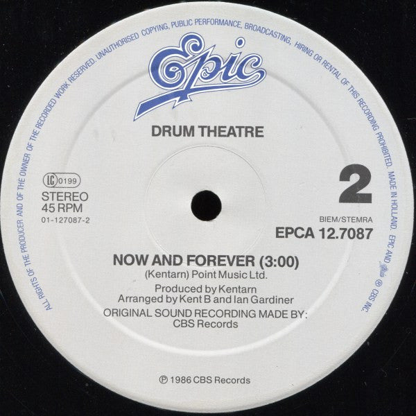 Drum Theatre – Home (Is Where The Heart Is) (12", Netherlands - 1986)