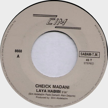 Cheick Madani – Laya Habibi (7", Belgium - 1988)