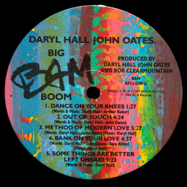 Daryl Hall & John Oates – Big Bam Boom (LP, Album, US - 1984)
