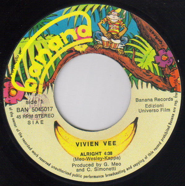 Vivien Vee – Sex Appeal / Alright (7", Italy - 1982)
