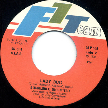 Bumblebee Unlimited – Lady Bug (7", Italy - 1978)