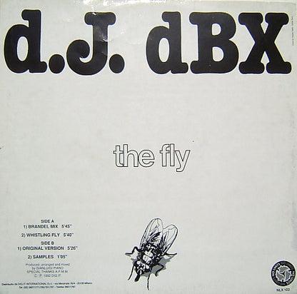 DJ DBX – The Fly (12", Italy - 1992)