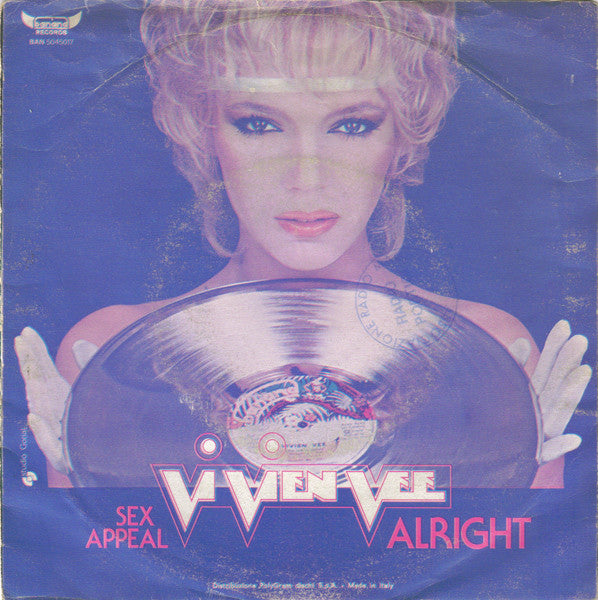 Vivien Vee – Sex Appeal / Alright (7", Italy - 1982)