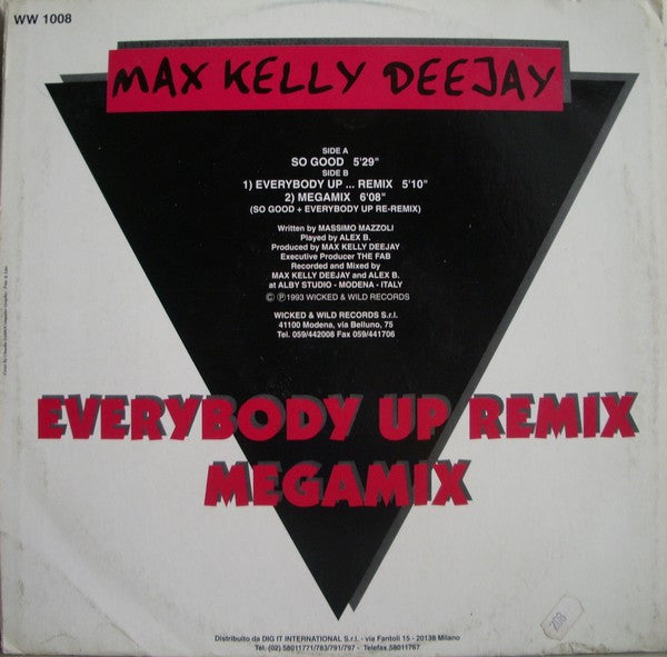 Max Kelly – So Good (12", Italy - 1993)