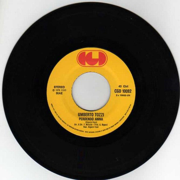 Umberto Tozzi – Tu (7", Italy - 1978)