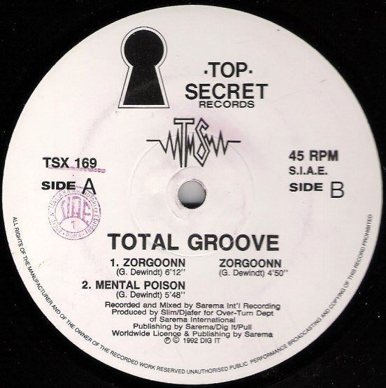 Total Groove – Zorgoonn (12", Italy - 1992)