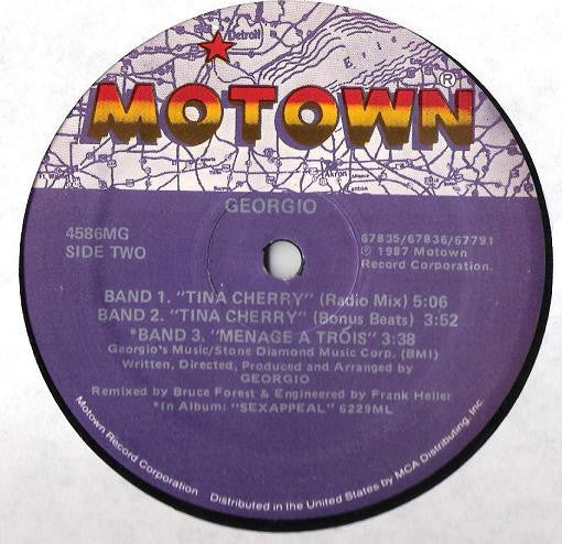 Georgio (2) – Tina Cherry (12", US - 1987)