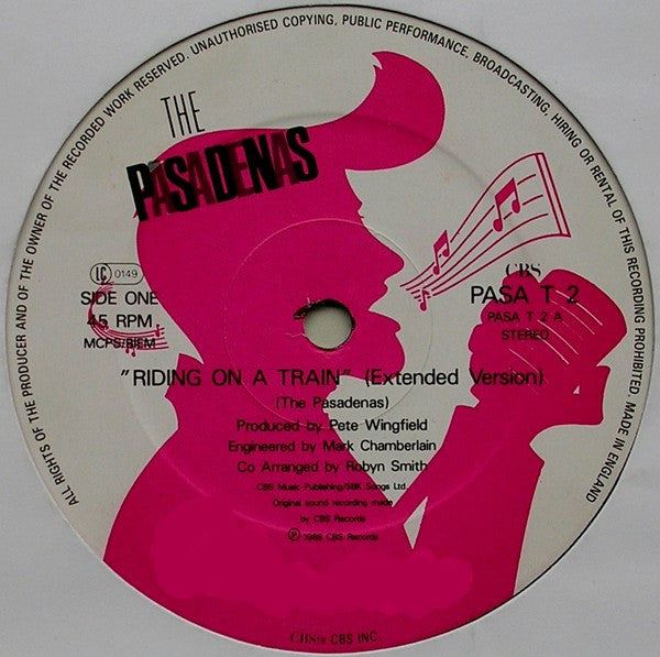The Pasadenas – Riding On A Train (12", UK & Europe - 1988)