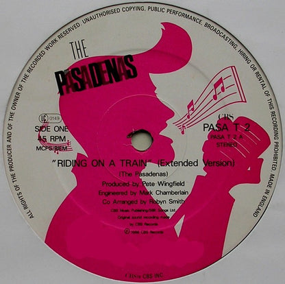 The Pasadenas – Riding On A Train (12", UK & Europe - 1988)