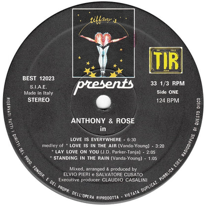 Anthony & Rose – Love Is Everywhere (12", Italy - 1984)