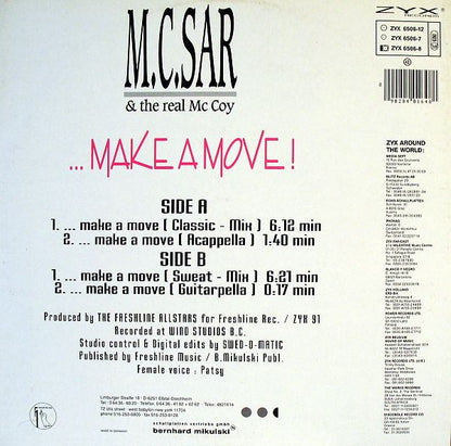 Real McCoy – ... Make A Move! (12", UK & Europe - 1991)