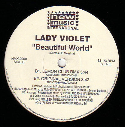 Lady Violet – Beautiful World (12", Italy - 2000)