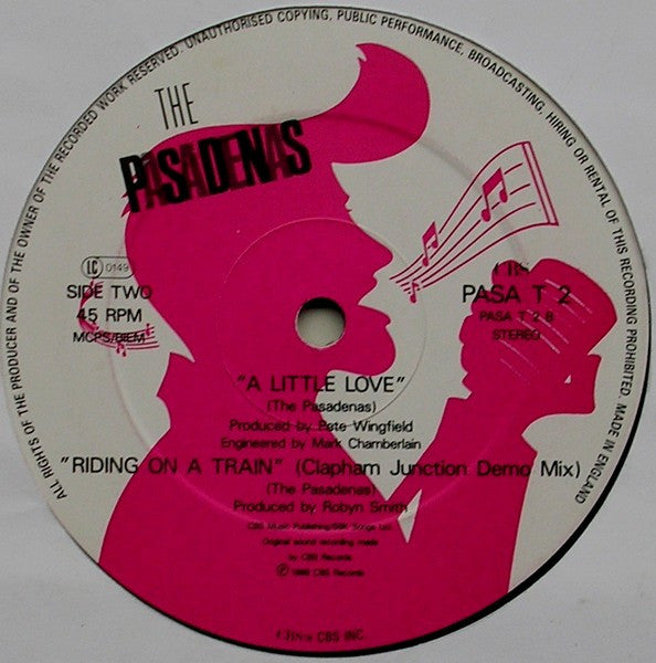 The Pasadenas – Riding On A Train (12", UK & Europe - 1988)