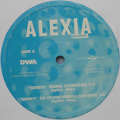 Alexia – Goodbye (12", Europe - 1999)