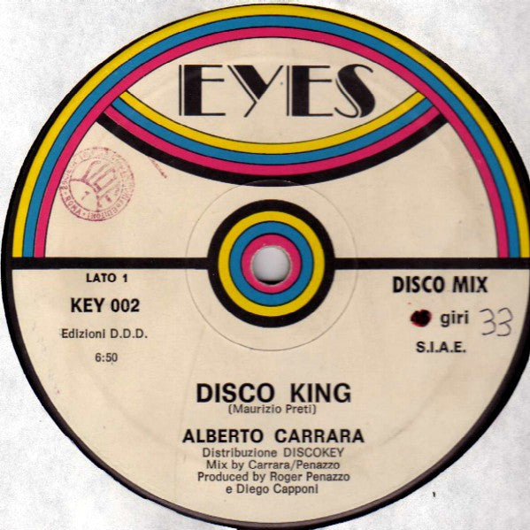 Carrara – Disco King (12", Italy - 1983)