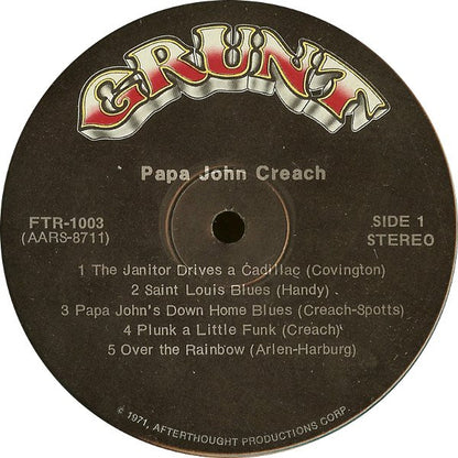 Papa John Creach – Papa John Creach (LP, Album, US - 1971)