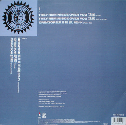 Pete Rock & C.L. Smooth – They Reminisce Over You (T.R.O.Y.) (12", Europe - 1992)