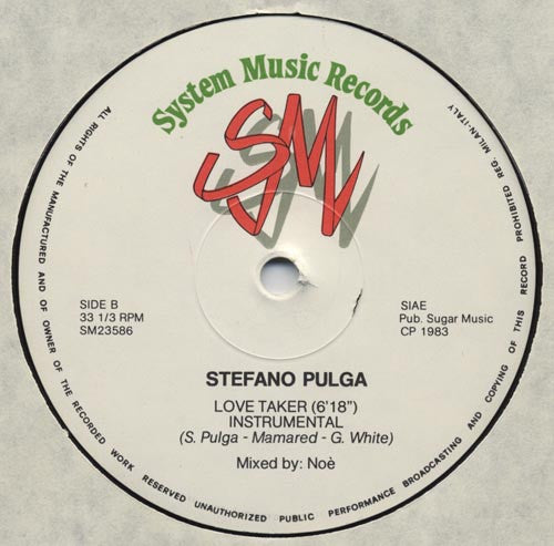Stefano Pulga – Love Taker / Desideri Pensieri (12", Italy - 1983)