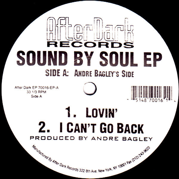 André Bagley, Clayton Council – Sound By Soul EP (12", US)