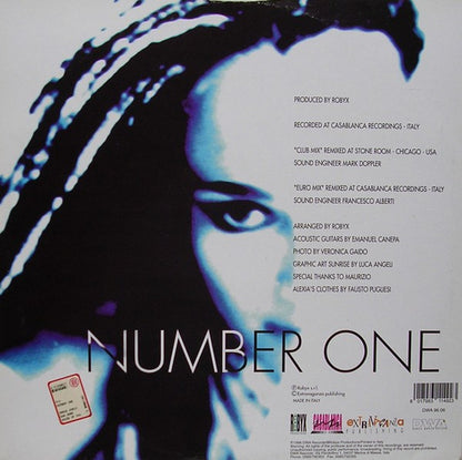 Alexia – Number One (12", Italy - 1996)