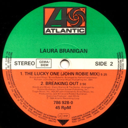 Laura Branigan – The Lucky One (Like A Wild Bird Of Pray) (Dance Mixes) (12", Europe - 1984)