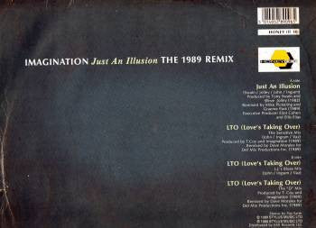 Imagination – Just An Illusion (The 1989 Remix) / LTO (Love's Taking Over) (12", UK - 1989)