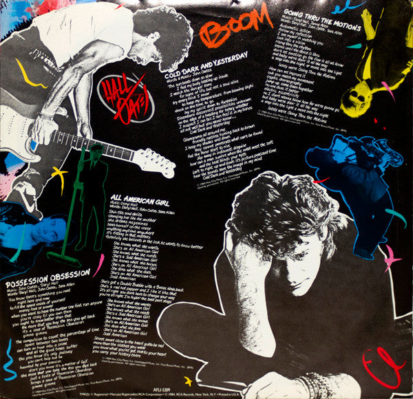 Daryl Hall & John Oates – Big Bam Boom (LP, Album, US - 1984)