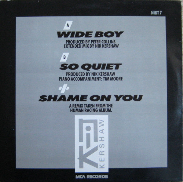 Nik Kershaw – Wide Boy (12", UK - 1985)