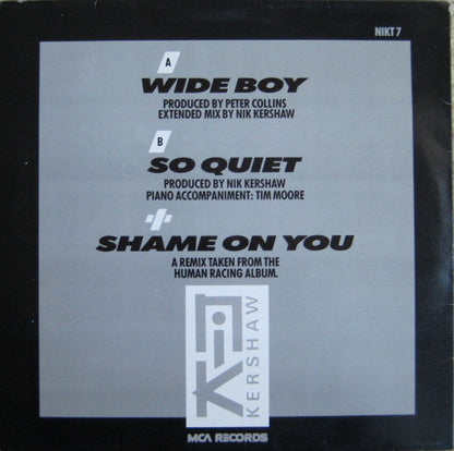 Nik Kershaw – Wide Boy (12", UK - 1985)