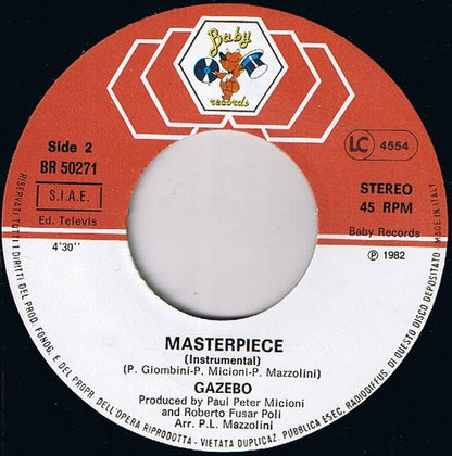 Gazebo – Master Piece (7", Italy - 1982)