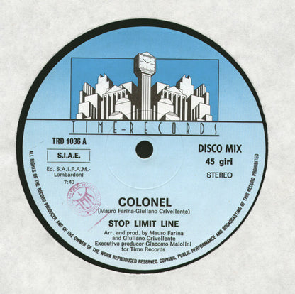 Stop Limit Line – Colonel (12", Italy - 1986)