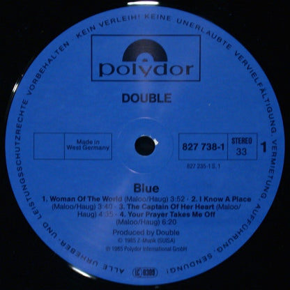 Double – Blue (LP, Album, Germany - 1985)