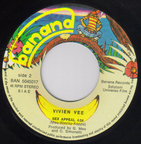 Vivien Vee – Sex Appeal / Alright (7", Italy - 1982)