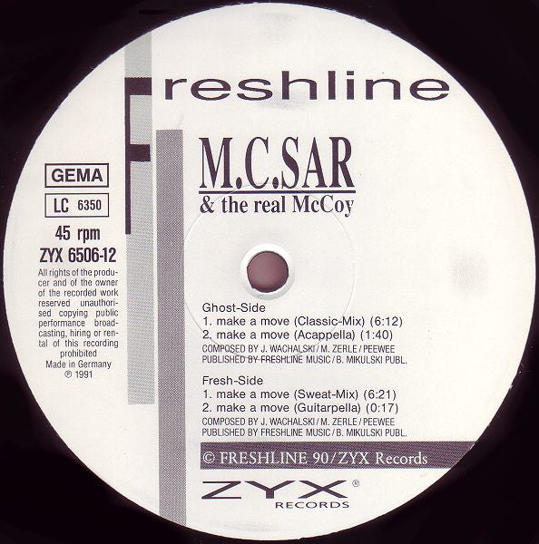 Real McCoy – ... Make A Move! (12", UK & Europe - 1991)