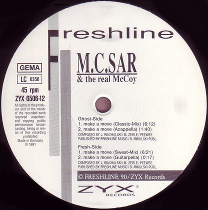 Real McCoy – ... Make A Move! (12", UK & Europe - 1991)