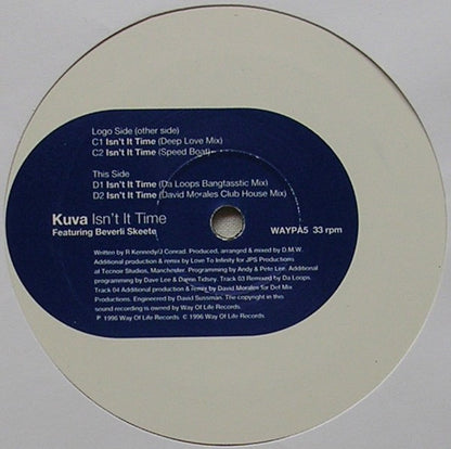 Kuva – Isn't It Time (12", UK - 1996)