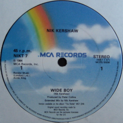 Nik Kershaw – Wide Boy (12", UK - 1985)