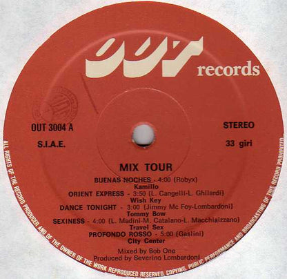 Various – Mix Tour (LP, Compilation, Italy - 1984)