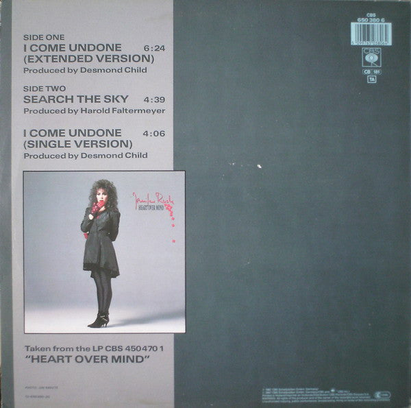 Jennifer Rush – I Come Undone (12", Europe - 1987)