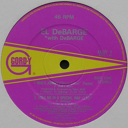 El DeBarge – Who's Johnny ("Short Circuit" Theme) (12", UK - 1986)