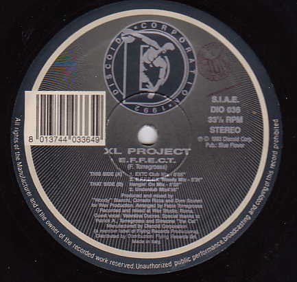 XL Project – E.F.F.E.C.T. (12", Italy - 1993)