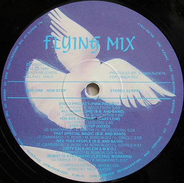 Various – Flying Mix (LP, Compilation, Italy - 1982)