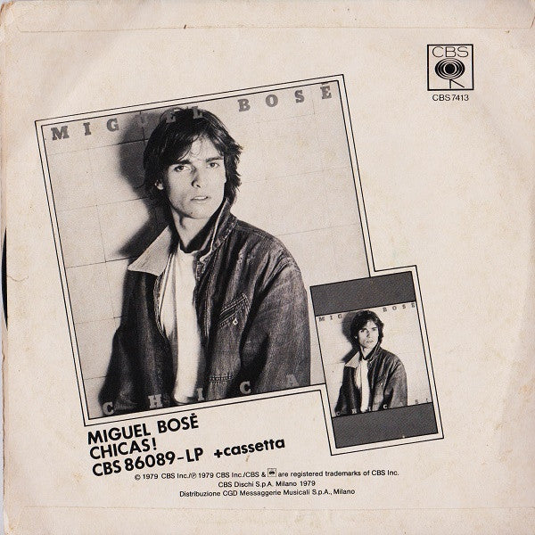 Miguel Bosé – Super Superman / Vote Johnny 23 (7", Italy - 1979)