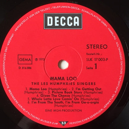 Les Humphries Singers – Mama Loo (LP, Album, Germany - 1973)