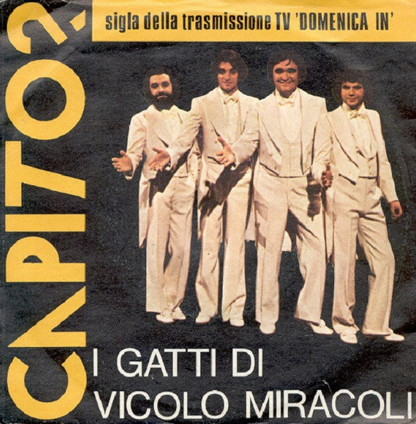 I Gatti Di Vicolo Miracoli – Capito? (7", Italy - 1978)