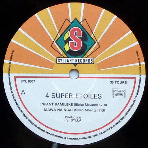 Quatre Etoiles – 4 Super Etoiles (LP, France - 1984)
