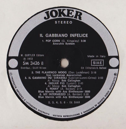 Bob Callaghan & Co. – Il Gabbiano Infelice - Here Is The Moog (LP, Italy - 1972)