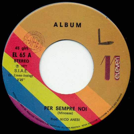 Album (3) – Per Sempre Noi (7", Italy - 1977)