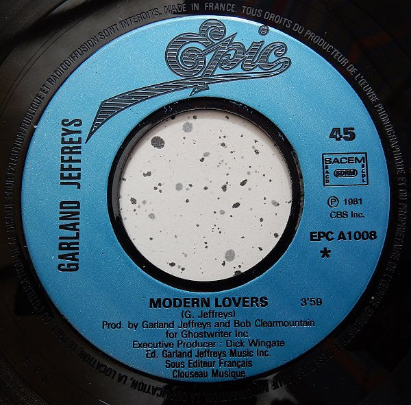 Garland Jeffreys – Modern Lovers (7", France - 1981)