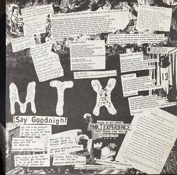 The Mr. T Experience – Night Shift At The Thrill Factory (LP, Album, US - 1988)
